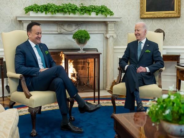 Biden celebrates St Patrick's Day with Irish PM Varadkar