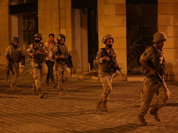 Military deployed in Lebanon's Tripoli after protesters throw stones at city hall