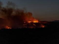 70,000 acre California wildfire crosses into Nevada