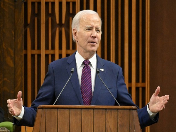 Ukraine will stop Putin, Biden tells NATO in forceful speech