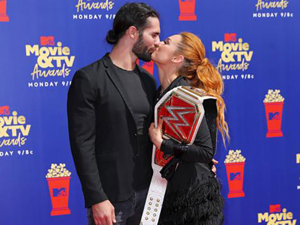 WWE stars Becky Lynch and Seth Rollins are engaged