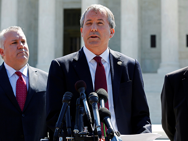 Texas Attorney General Ken Paxton announces 134 felony voter fraud charges in connection with 2018 Dem primary