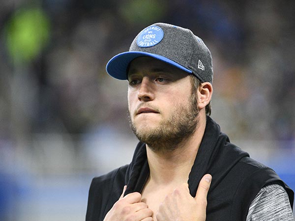 Lions' Matthew Stafford says kneeling during the national anthem was 'the right thing for me'