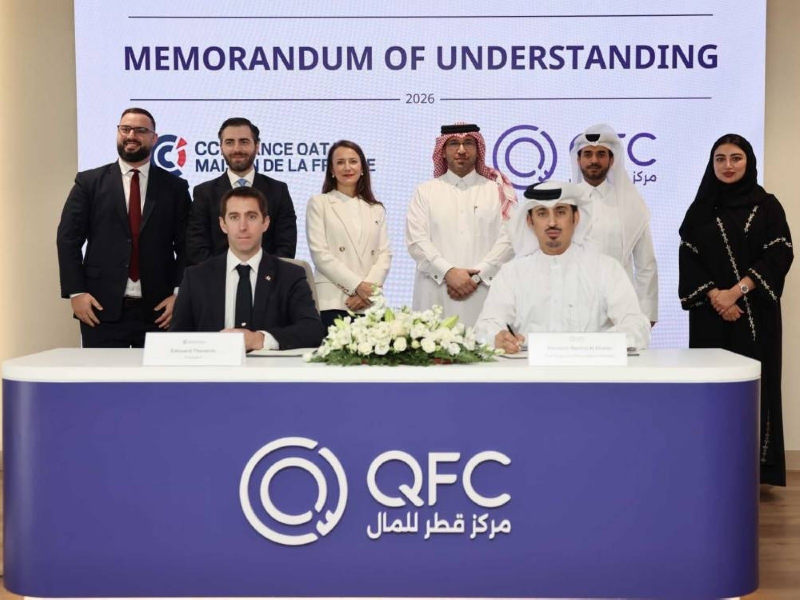 QFC, CCI France Qatar sign agreement to boost trade ties