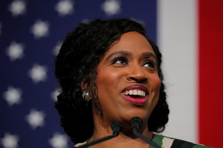 Rep. Ayanna Pressley reveals bald head, announces she has alopecia
