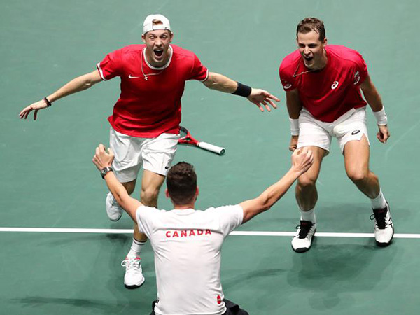 Canada matches best Davis Cup result with win over Australia in quarter-finals