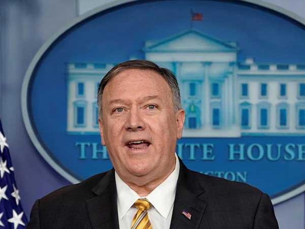 Reporter caught making crude remark during Pompeo, Mnuchin media conference