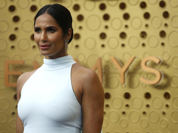 Padma Lakshmi flaunts toned body in black bikini