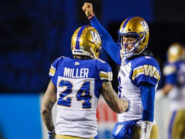 Blue Bombers, fans party through downtown Winnipeg with Grey Cup