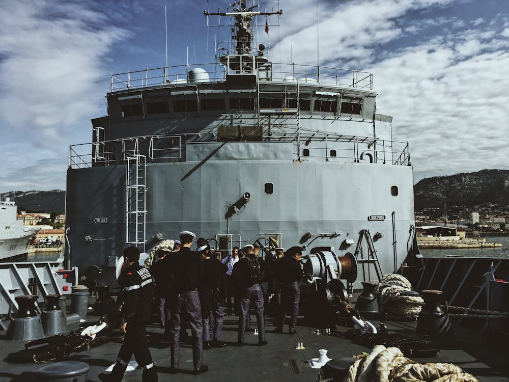 The French Navy prepares for war