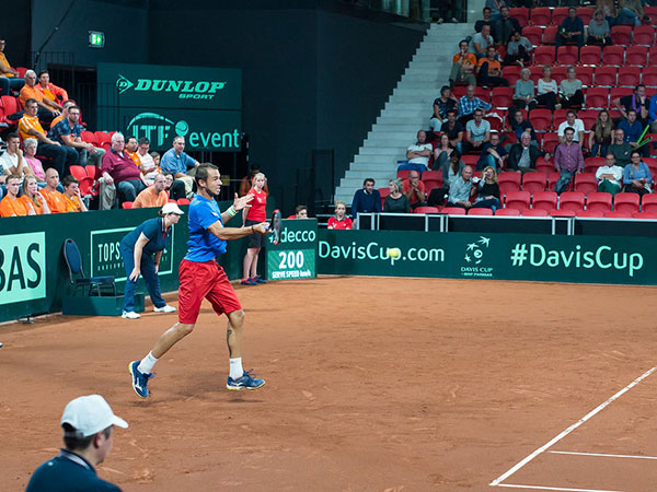 France beat Japan in Davis Cup early session in Madrid