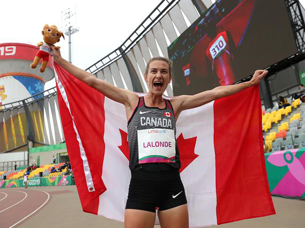 Canadians Lalonde, Arop race to gold medals and Pan Am records in Lima