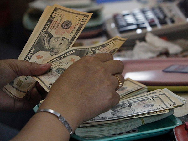 Dollar inflows thru banking channels jump