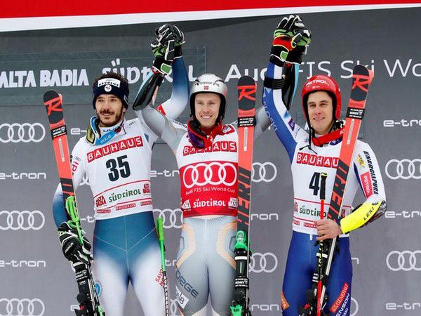 Henrik Kristoffersen surges atop World Cup ski standings with victory at Alta Badia