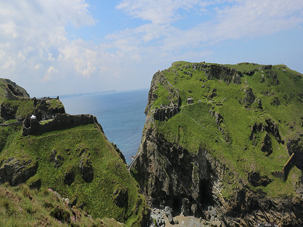 A new footbridge will reunite the two halves of Tintagel Castle