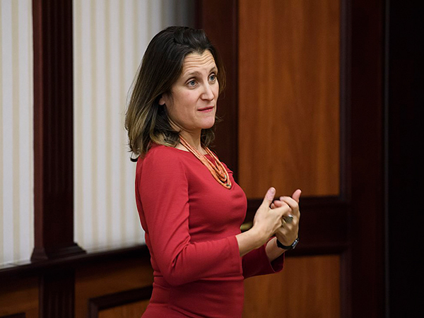 Ottawa 'poised to act' should U.S. reach deal on NAFTA ratification, Freeland says