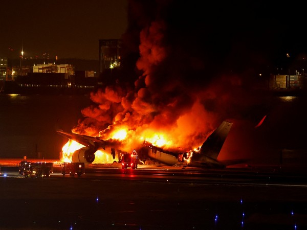 Close shave for 379 passengers and crew of a Japan Airlines aircraft at Tokyo airport; 5 dead in collision