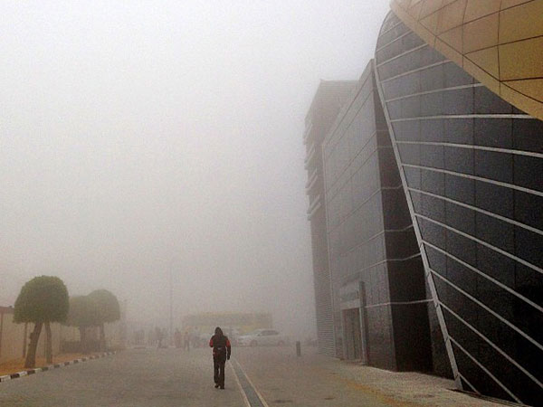 UAE weather: Foggy morning in some parts of Abu Dhabi, visibility low