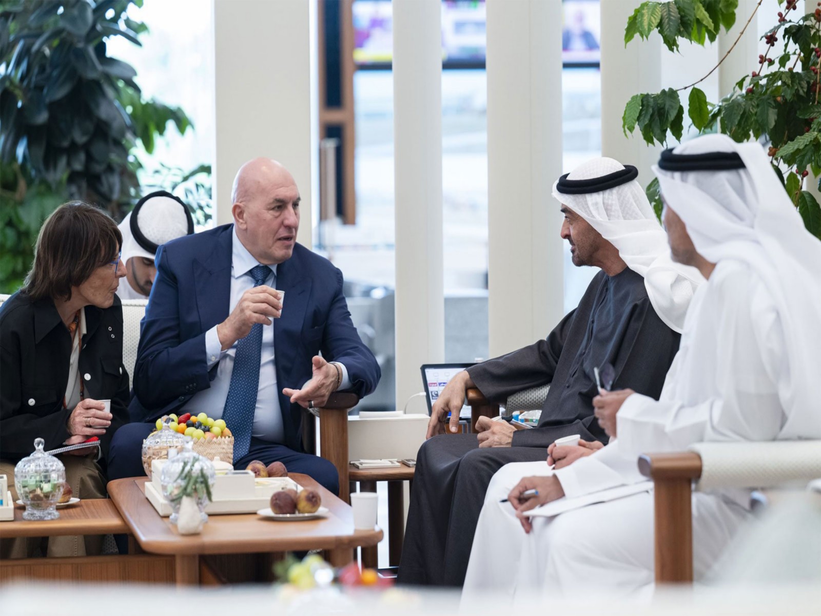 Hazza bin Hamdan bin Zayed, Rashid bin Hamdan bin Zayed inaugurate 'Emirates Signature: Building Together' exhibition