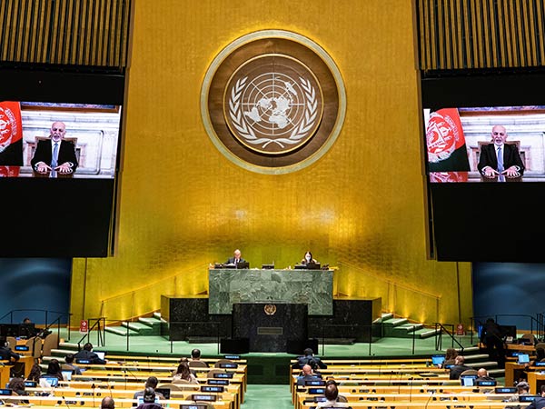 Ceasefire Is 'Urgent Priority,' Says Ghani to UN