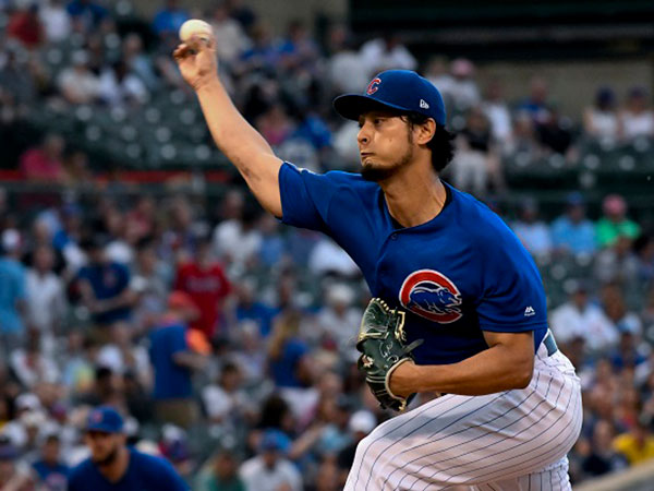 Darvish wins National League Pitcher of the Month