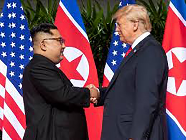 Trump 'glad to see' Kim Jong Un is well