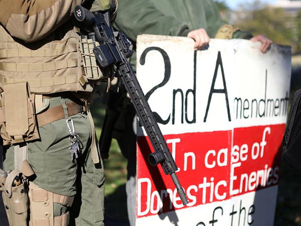 Three alleged white supremacists arrested ahead of pro-gun rally in U.S. Virginia