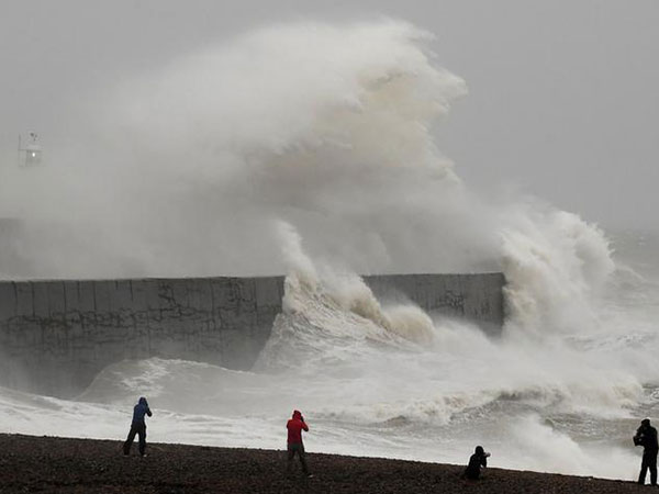 Severe weather alert issued as "storm of the century" hits UK