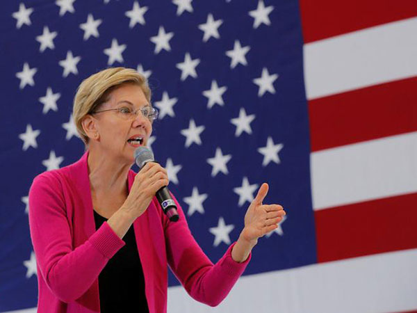 Warren uses battle with billionaires as fundraising ploy