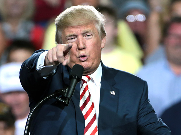 Trump warns China of strong US response