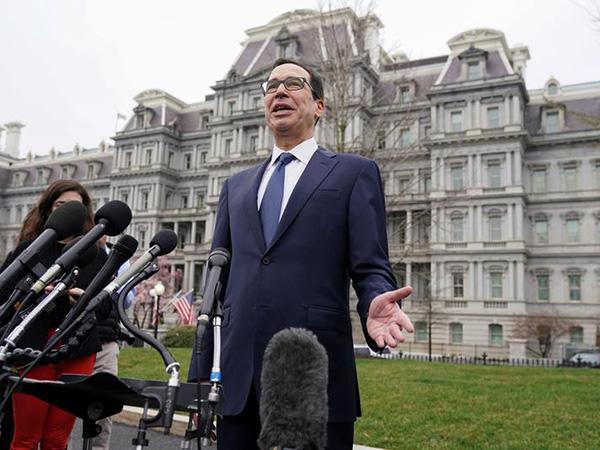 Treasury Secretary says Americans can expect stimulus checks to be direct deposited within 3 weeks