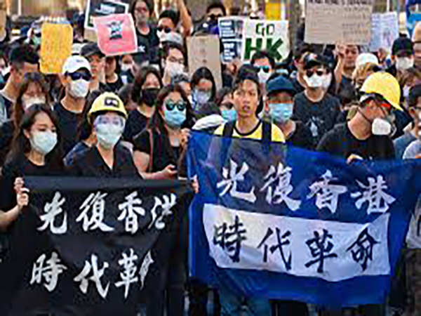 Thousands protest proposed legislation in HK