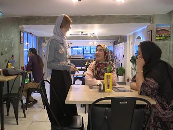 An Afghan Refugee Opens Cafe In Iran