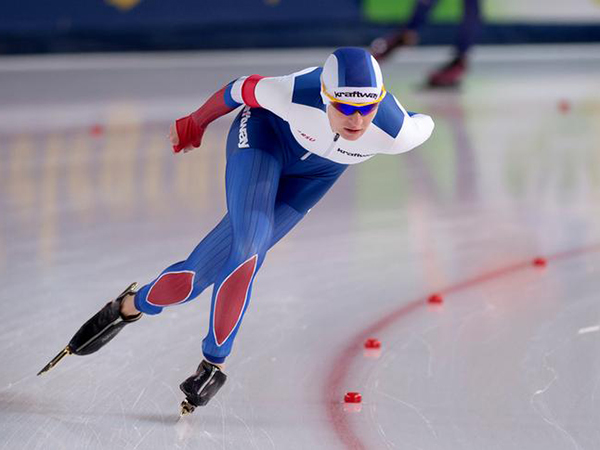 Russia's Voronina sets new record in women's 5,000m speed skating