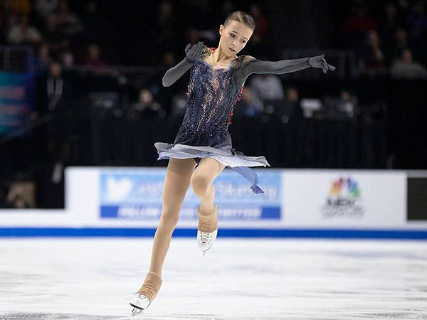 Russian figure skater Shcherbakova wins ISU Grand Prix ladies' singles in Las Vegas
