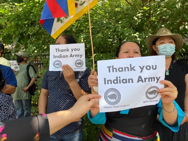Regional Tibetan Youth Congress holds anti-China protest outside Chinese Consulate in Toronto