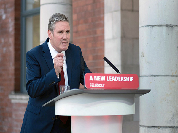 UK's Labour leader self-isolates after staff member tested positive for coronavirus
