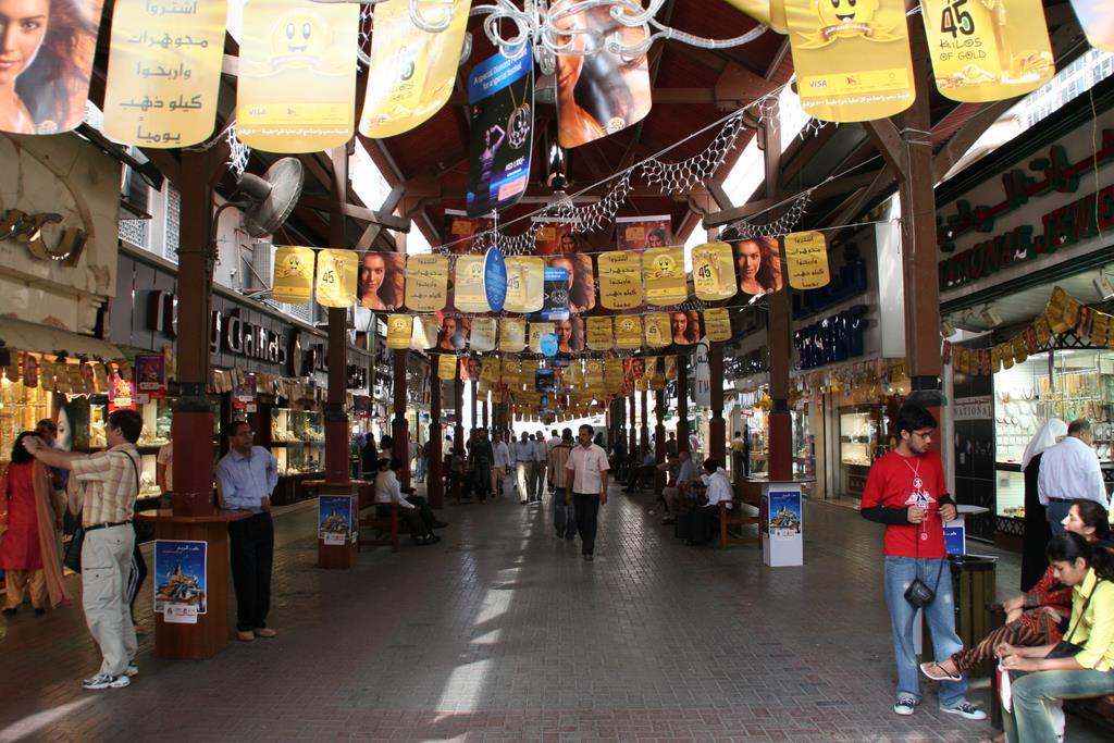 All that glitters, a walk through Dubai's iconic Gold Souq, jewellery, aromatic spices