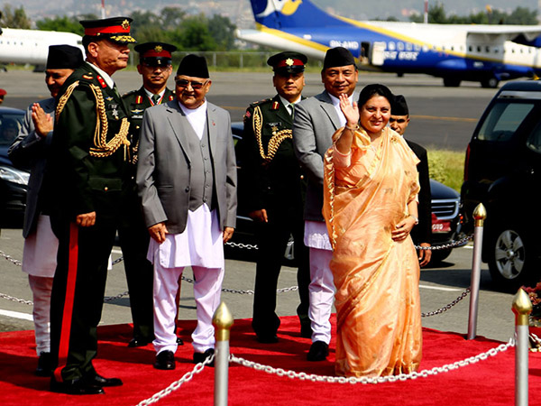President Bhandari leaves for Myanmar