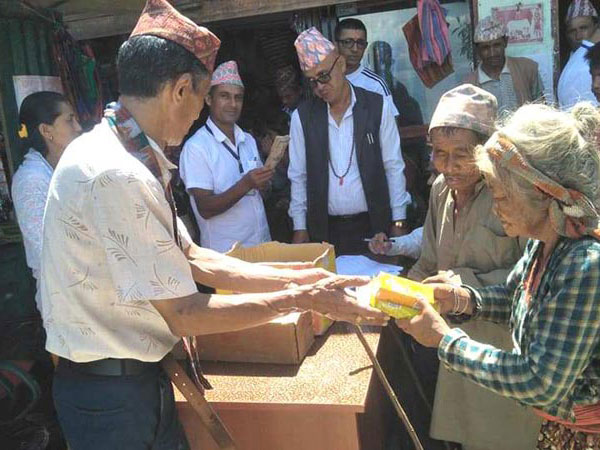 Arun rural municipality honours 104 people
