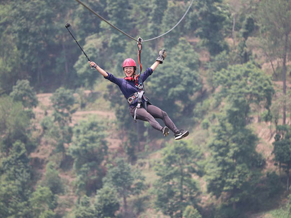 Dhulikhel's zip line - an enthralling experience