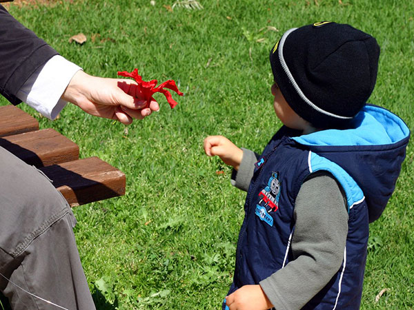 Boy, 2, can't believe mom would leave for work without kissing him goodbye, viral video shows