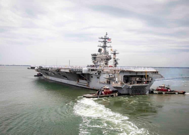 US will send a second aircraft carrier to the eastern Mediterranean