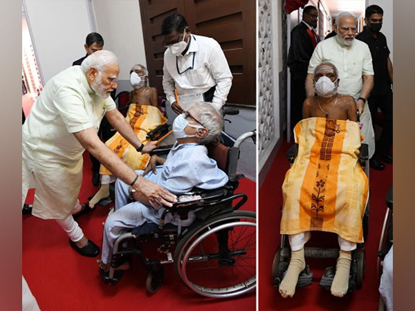 Heads of Amar Seva Sangam Meet Prime Minister Modi in Chennai