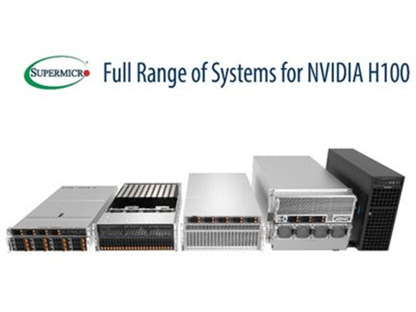 Supermicro expands its NVIDIA-certified server portfolio with new NVIDIA H100 optimized GPU Systems; New servers boost AI training performance by up to 9x