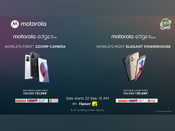 motorola edge 30 ultra and motorola edge 30 fusion go on sale starting September 22 exclusively on Flipkart