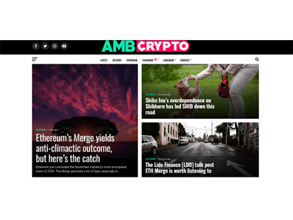 AMBCrypto's Homepage