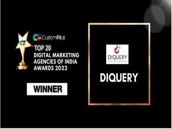 DiqueryDigital, has been recognised by CustomFit. ai as one of the Top 20 Digital Marketing Agencies in India