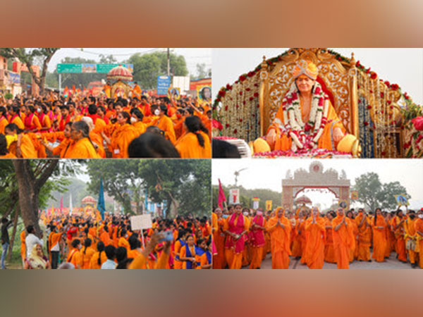 Jagadguru Kripalu Parishat holds Grand Rath Yatra on October 3, 2022 in honor of the 100th Birth Anniversary of Jagadguru Shri Kripalu Ji Maharaj