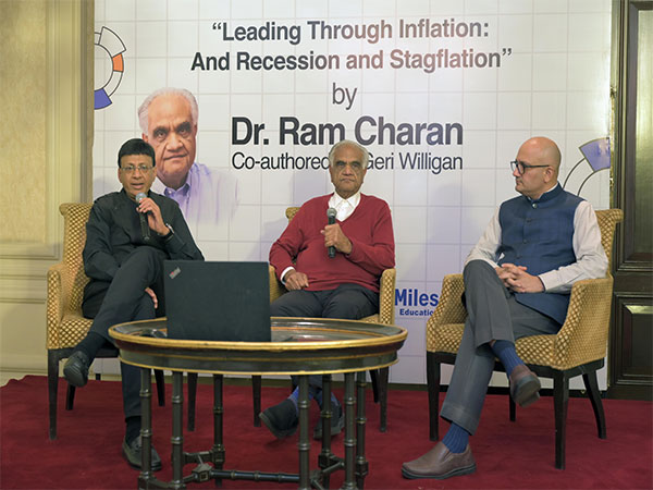 Dr. Ram Charan launches his new book "Leading Through Inflation: And Recession and Stagflation" Co-authored by Geri Willigan in India